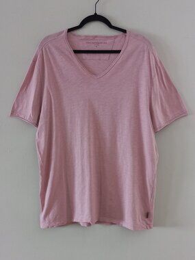 JOHN VARVATOS 100% cotton v neck t shirt